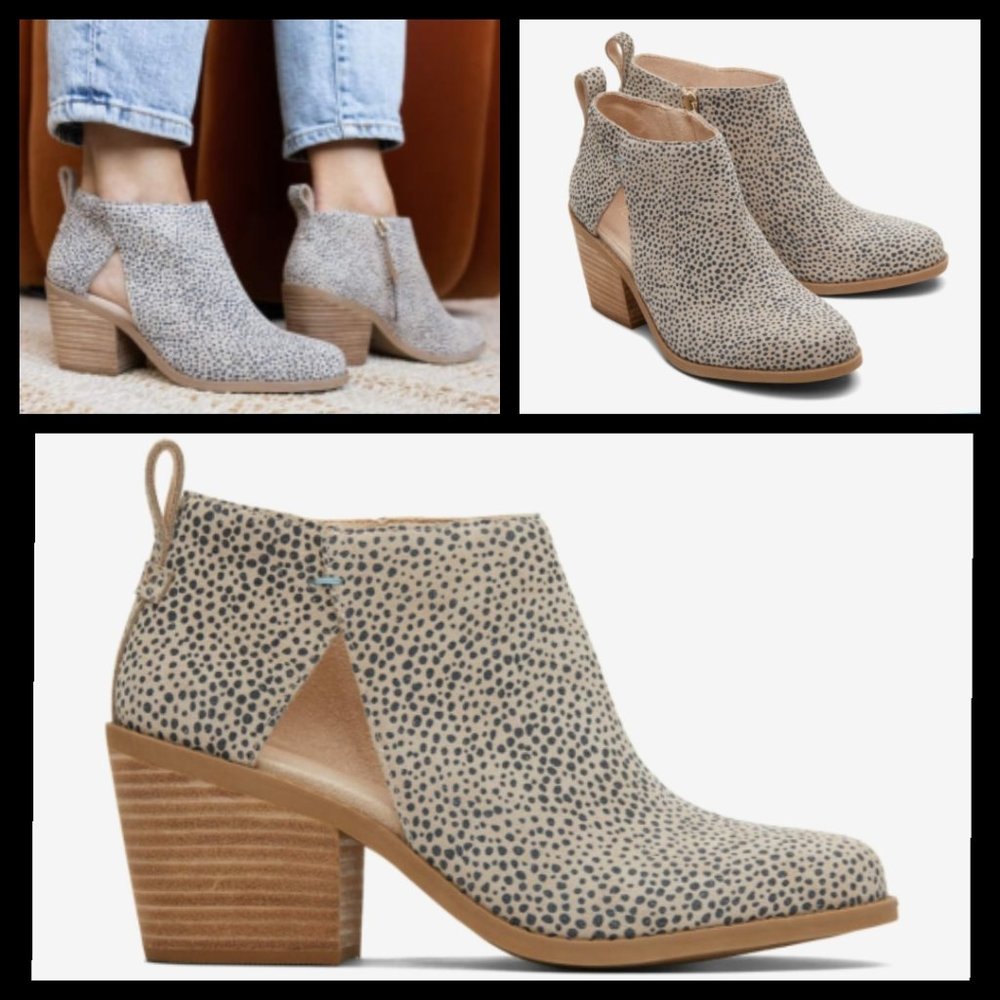 Toms Animal Print Ankle Booties - NWT - Picture 15 of 15